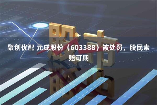 聚创优配 元成股份（603388）被处罚，股民索赔可期